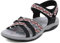 Meik Mangni Sandales Sport Femme Sandale de Randonnée d'été Sandales de Marche Légères à Bout Ouvert Chaussures de Trekking en Plein,Noir,Taille:38.5 EU=Étiquettes 39 EU