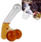 1 Pcs 14 Oz Whiskey Decanter Novelty Wine Decanter Creative Shape Transparent Glass Liquor Bottle Unique Funny Glass Container Whiskey Decanter Cannon Shaped for Father's Day Birthday Gifts