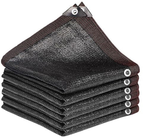 85% Schattiernetz Schattierungsnetz mit Ösen 85% Sonnenschutz Netz Windschutznetz für Garten Balkon Terrasse 1x15 2x4 2x10 3x3 3x5 3x6 4x4 1x3 5x6 6x7 8x10 Schwarz(2x2.50m)