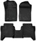 SHAOHAO Autofußmatten Set kompatibel mit Ford Ranger T9 XL XLT 2023 2024 2025 Benzinfahrzeuge Extra hoher Rand Fußmatten Zubehör Innenmatten Wasserdicht rutschfest Ford Ranger wildtrak zubehör 2024
