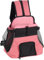 Flamingo Sac de Transport Avant Xanty Rose - 29x23x38cm - Fond Amovible avec Fermeture éclair - Sangle régable avec Mousqueton - Partie arrière renforcée avec Bandes réfléchissantes