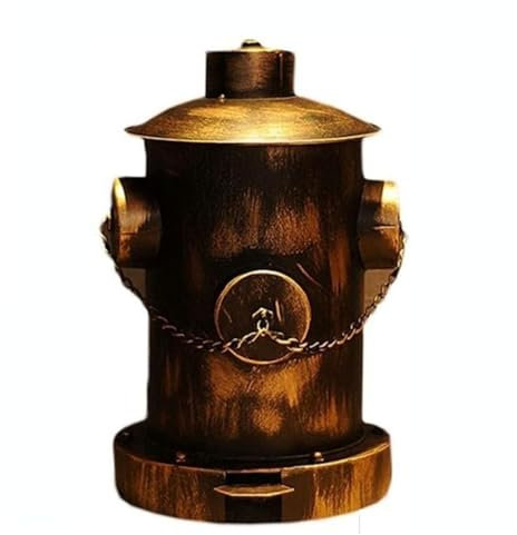 DSDGVDFBV Laiton, Poubelle Poubelle Poubelle Pédale De Fer, Poubelle De Vent Industriel De Style Rétro Tiges Principales Poubelle pour Salle De Bain Plus Réaliste