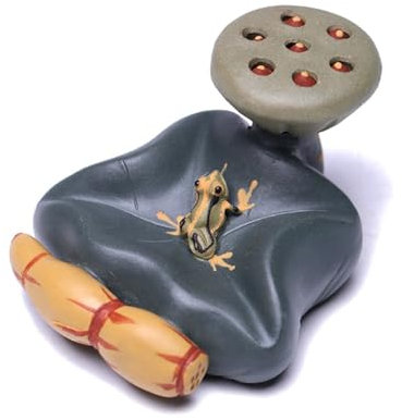 Handgefertigte Statue Teeservice aus lila Ton, Zubehör, Teekannen-Abdeckungsset, chinesisches Teehaustier, Teehaustier aus lila Ton, Teetablett-Dekoration für Teeliebhaber