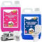 2 Pack Combo Pink & Blue Motorhome & Caravan Toilet Fluid & Rinse Cleaner Disinfectant 2.5 Litre Bottles