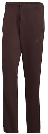 Adidas Herren Golfhose Essentials Three Stripes Fleece Pant Open Hem
