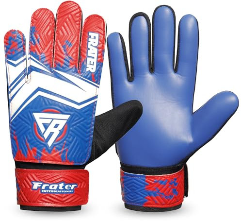 Being fit Torwarthandschuhe, Torwarthandschuhe Herren, Fußballhandschuhe, Fussball Handschuhe, Fußball Handschuhe (Blo, Größe 5 geeignet für 9-12 Jahre)