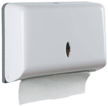 ASelected Paper Towel Dispenser,Multifold Hand Towel Dispenser Wall Mounted,Tissue Dispenser,Hand Paper Towel Dispenser,Paper Towel Holder for Kitchen Bathroom Hotel Resturant,Holds 200 Paper,White