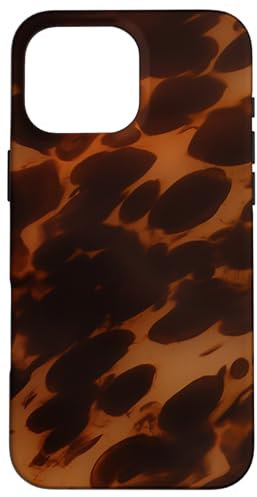 Tortoise shell Dark Tortoiseshell Boho animal print Case for iPhone 16 Pro Max