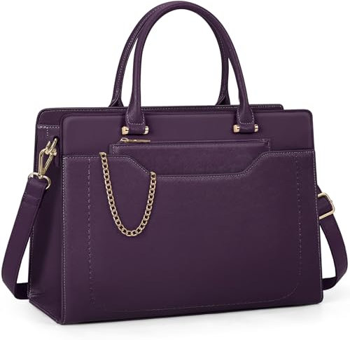 RAINSMORE Borsa Donna Borse Università Grande Borsa Lavoro Tracolla Viola