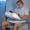 SOUNDANCE Gaming-Kissen, Armstützkissen für Bett & Sofa, ergonomisches U-förmiges Schoßkissen mit Ausrüstungsstützkissen, reduziert Armschmerzen und Müdigkeit beim Spielen, Lesen, Arbeiten und Häkeln