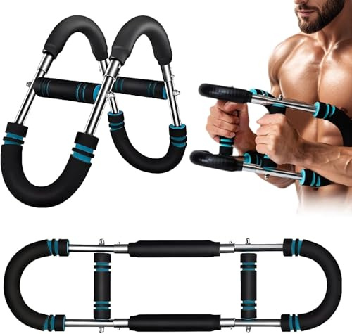 ZUSKYZU Shaker Twister Armtrainer, U-förmiger Twister-Armtrainer, Verstellbarer Brust-Expander, Oberschenkel-Master-Trainer, Körperstärke, Fitnessgerät, formt den perfekten Körper für Männer