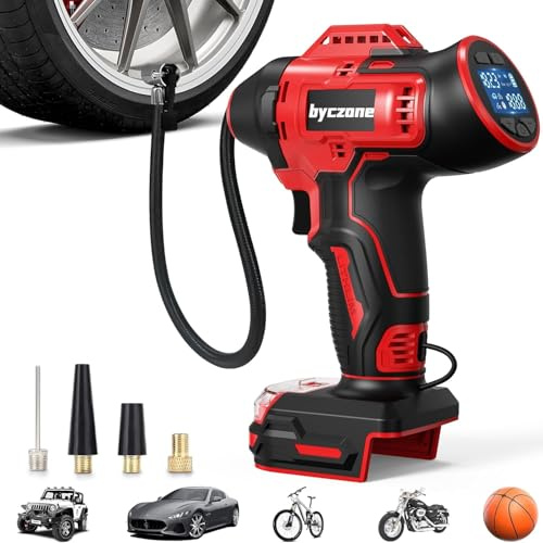 Gonfleur de pneu 160 PSI compatible avec batterie Milwaukee 18 V, sans batterie