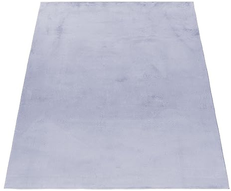 KADIMA DESIGN Moderner Teppich Uni Modern Pflegeleicht Zeitlos Waschbar Strapazierfähig Robust Silber 200x290 cm Esszimmer Wohnzimmer Fußbodenheizung geeignet Oeko-TEX | NECKAR