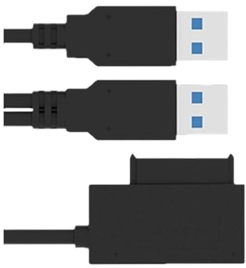 Vdaxvme External Hard Drive 13-Pin USB 2.0 Type C Cable Adapter 7+6-Pin Connection Data Transfer for Laptop Laptop Hard Connector Cable