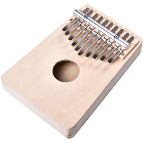 JEWEDECO Tragbares Daumenklavier Kalimba mit 10 Tönen Kleiner Kalimba Klavier für Anfänger Präziser Klang und Einfaches Spielen für Musikliebhaber