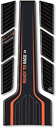 labelbike - Adesivo Paraserbatoio 3D Decorazione e Protezione Moto Serbatoio compatibile con MOTO KTM 790 DUKE naked