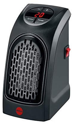Radiateur Soufflant Électrique Portable ELDOM HL20, 400W, Directement Connectable au Réseau