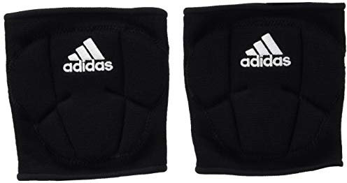 adidas,unisex-adult,Sleek 5 Inch Knee Pad,Black/White,Medium