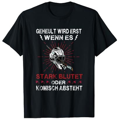 Eishockey Shirt Hockeyspieler Eishockeyspieler Hockey Fun T-Shirt