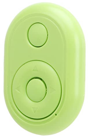 Bluetooth Remote Control Page Turner, for TikTok for App Camera Remote Shutter Selfie Button, Fingertip Video Controller for Cell Phone (Green)