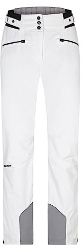Ziener Damen TILLA Ski-Hose/Schnee-Hose | atmungsaktiv, wasserdicht, Primaloft, White, 40