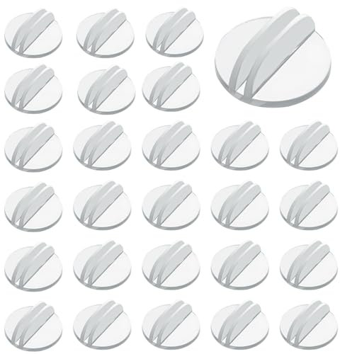Dimeho Lot de 50 supports de cartes en plastique translucide - Pour jeux miniatures, cartes de visite - Base transparente - Placement de numéros de table - Clips pour cartes de prix en papier - Menus