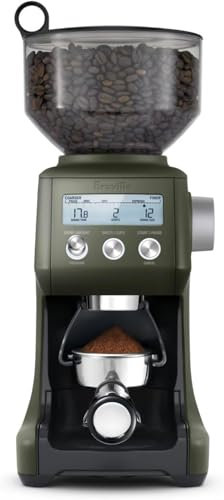 Breville BCG820OLT1BNA1 Smart Grinder Pro, Stainless Steel, Olive Tapenade
