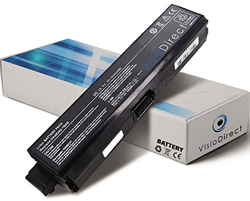 Visiodirect Batterie Compatible Toshiba Satellite PA3817U-1BRS C650 C655 C660 C670 L750 L770 M800 10.8V 6600mAh