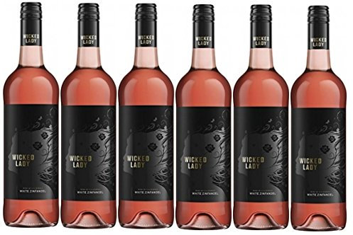 Wicked Lady White Zinfandel Rose Wine Case of 6 bottles