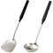 Buyer Star Spatule De Cuisine Tourneur Louche à Soupe Acier Inoxydable Résistant à la Chaleur Ustensile de Cuisine 15 Pouces