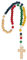 Butzon & Bercker Rosenkranz Mission geknüpft bunt Holzperlen 27 cm Gebetskette
