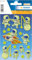 HERMA 15611 Aufkleber Astronaut klein, 16 Stück, Neon Weltall Sticker mit Raumschiff Mond Sterne Motiv, Kinder Etiketten für Fotoalbum Tagebuch Scrapbooking Geburtstag Dekoration Briefe DIY Basteln