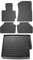 Fußmatten & Kofferraumwanne Set kompatibel mit BMW X3 F25 2010-2017 Gummi Schwarz TPE 5X