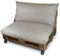 Happers Set Coussins Imperméables et Déhoussables pour Palette en Similicuir pour Extérieur Gris Clair