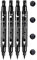 Winged Eyeliner Stamp 4 Pack Eyeliner Stamp Black Eye Liner Pencil Waterproof Smudge-Proof Eyeliner Stamp Liquid Long-Lasting Liquid Eye Liners for Women