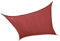The Secret Home - Toldo Vela Rectangular para Exteriores - 4x6 m - Color Granate - Toldo de Sombra Impermeable - Protección UV para Jardín, Terraza, Patio, Exteriores