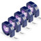 5x Etikettenband Transparent 12mm x 4m Ersatz für Dymo Letratag Clear Kunststoff Bänder 12267 S0721530 kompatibel mit Dymo Beschriftungsgerät LetraTag LT-100H LT-100T LT-200B XR