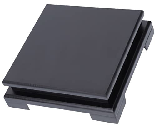 VINTORKY base quadrata supporto per scaffale per piante portapiante interni espositore piante pianta vaso porta piante alzata per piante in legno servizio tè decorazioni