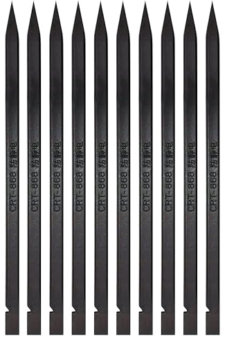 IS-TECK Professionelles Reparatur-Kit: Schwarzes Spudger Öffnungswerkzeug - Ideal für Smartphones, Tablets und Elektronikgeräte - Antistatischer Nylon Pry Tool für Präzisionsreparaturen (10 Stück)