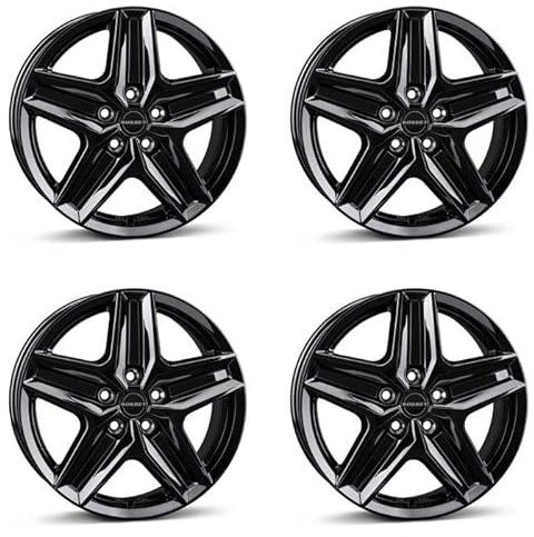 4x Borbet Felgen CWZ 7.5x18 ET53 5x120 black glossy kompatibel mit VW Amarok Crafter T5 T6 T6.1 T6.1 Transporter T7 Multivan Touareg