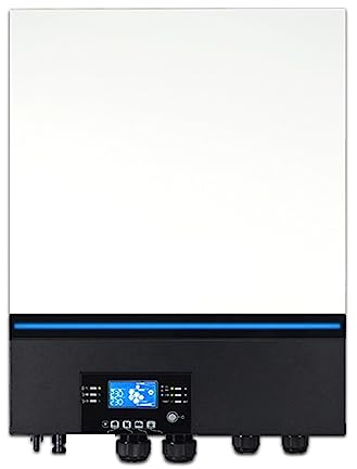 Onduleur Hybride Soalr 8000VA 230V 48V 500V 8KW Entrée PV 120A Chargeur Solaire MPPT Prise En Charge WIFI Intégrée Onduleur Solaire Au Lithium BMS Utilisation généralisée