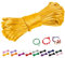 CAMAL 2,5mm Filo per Braccialetti, Fili Nylon per Braccialetti 10m Filo Nylon Cordoncino per Collane Fai Da Te, Cordino per Braccialetti, Gioiello, Perline, Artigianato (Giallo oro)