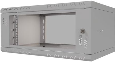Stalflex Serveur Armoire Réseau 19 Pouces 4U 350mm Standard - Acier Robuste - Racks pour Ordinateur et Serveur - Armoire Informatique Compatible avec Serveur Rack et Baie de Brassage