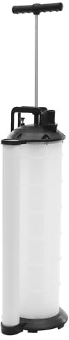 FUROMG Aspirador manual de aceite de 7 L, bomba de extracción de aceite, extractor de aceite para coche, bomba de vacío, bomba de transferencia de aceite, con 4 mangueras
