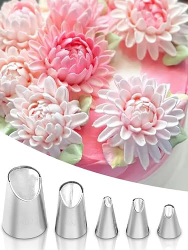 Ensemble de douilles de décoration de gâteaux en forme de tournesol et de pivoine - 81 80 79 402 202 L