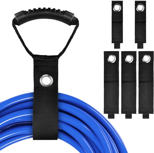 Stocking Stuffers for him Men Adults Christmas Cool Gadgets for Men Him Boyfriend Husband Dad Grandpa Birthday Fathers Day Cable Strap (Black(6-Pack))