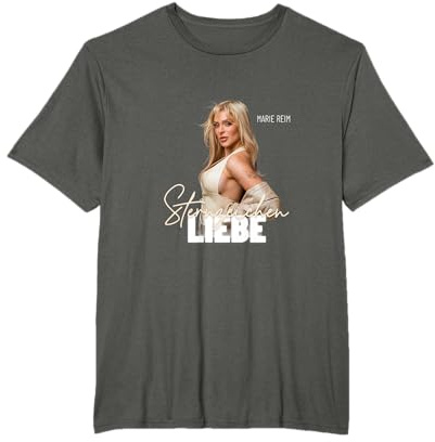 Marie Reim T-Shirt Sternzeichen Liebe Album Cover Schwarz Unisex Erwachsene Klein EU S