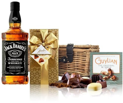 Jack Daniels Original Old No. 7 Whisky and Chocolates Hamper 70cl 40% abv