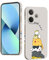 YUXING Silicone Cover per OPPO A5 Pro 5G/4G - Moda Modello Carino Custodia Design Sottile Slim Cover Antiurto, Antiscivolo Elegante, Protezione Totale (Cat,White)