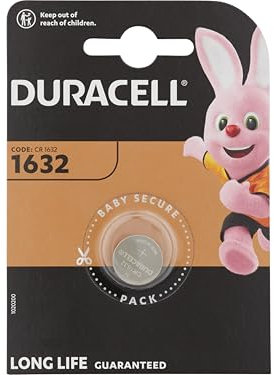 1 x Duracell 1632 Lithium (1 ampoule de 1 batterie), 1 pile